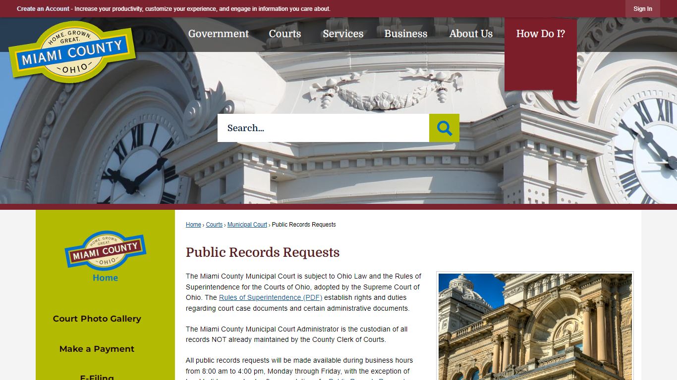 Public Records Requests | Miami County, OH - Official Website